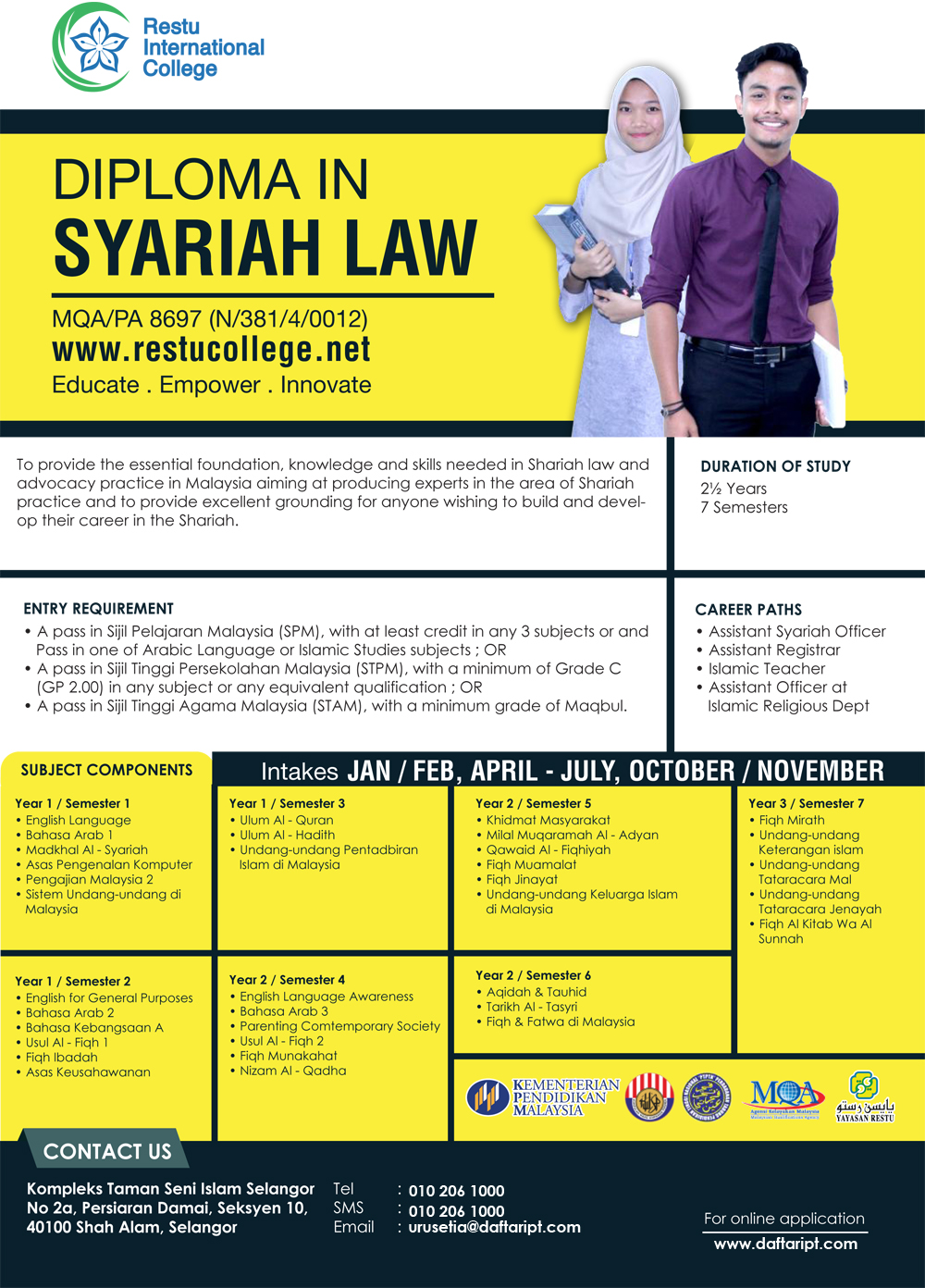 DAFTARIPTdotCOM-Diploma-in-Syariah-Law